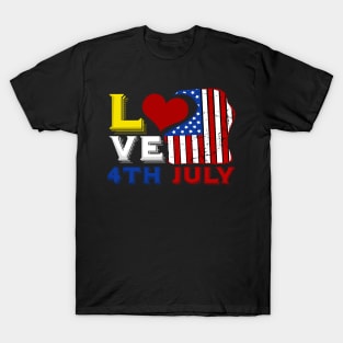 America Shirt 4th of July Patriotic T-shirt holiday T-Shirt